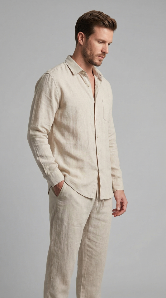 Two-piece clothing | summer set — Beige