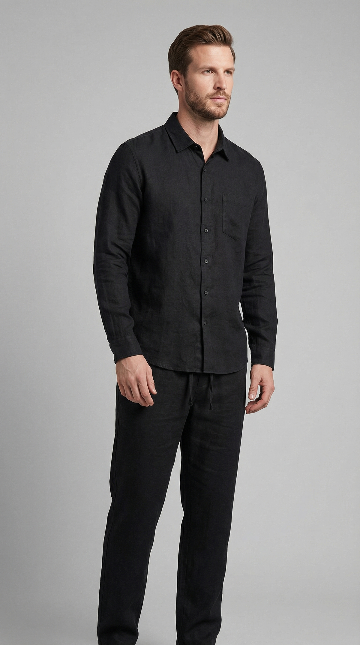 Two-piece clothing | summer set — Black