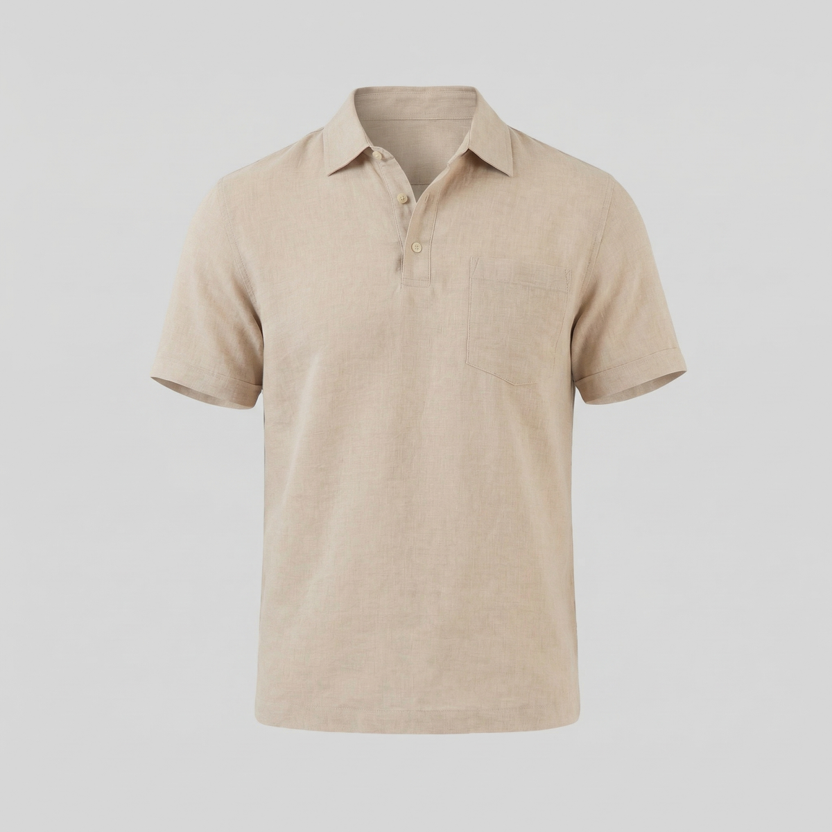 Summer high polo | lightweight knitwear garment — product view