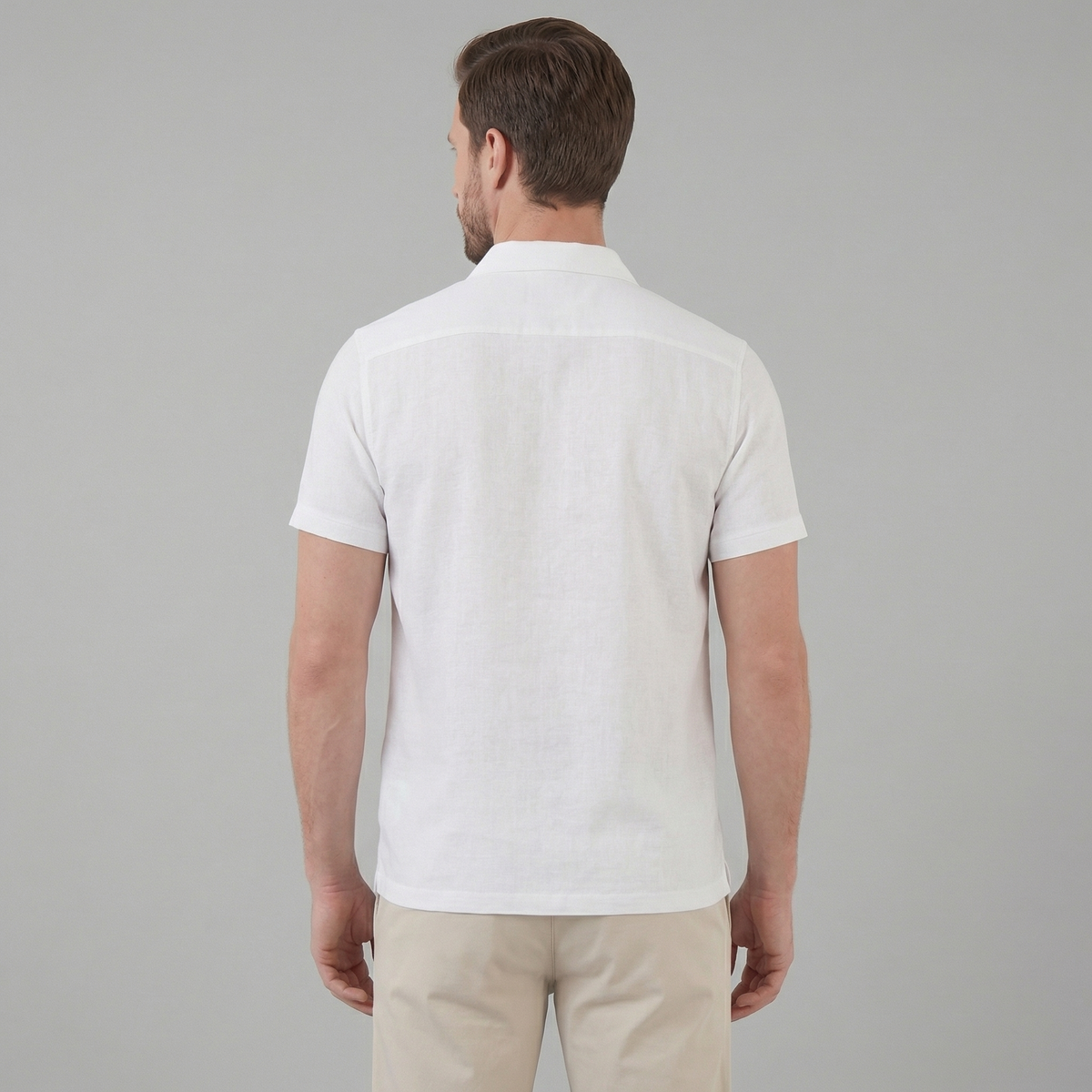 Summer high polo | lightweight knitwear garment — product view