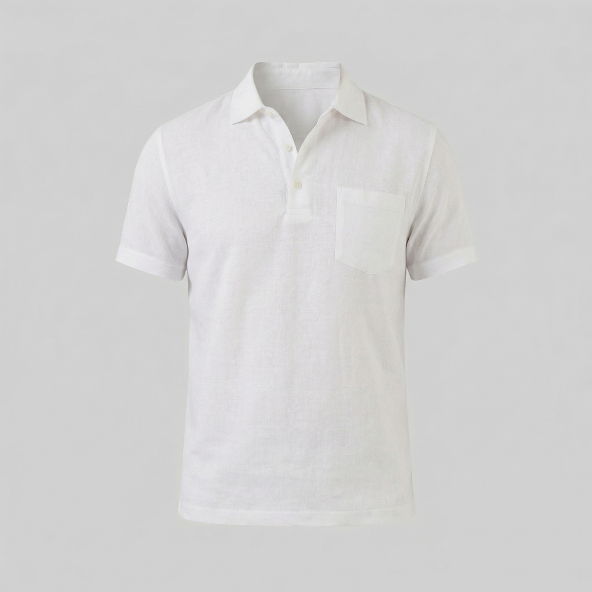 Summer high polo | lightweight knitwear garment — product view