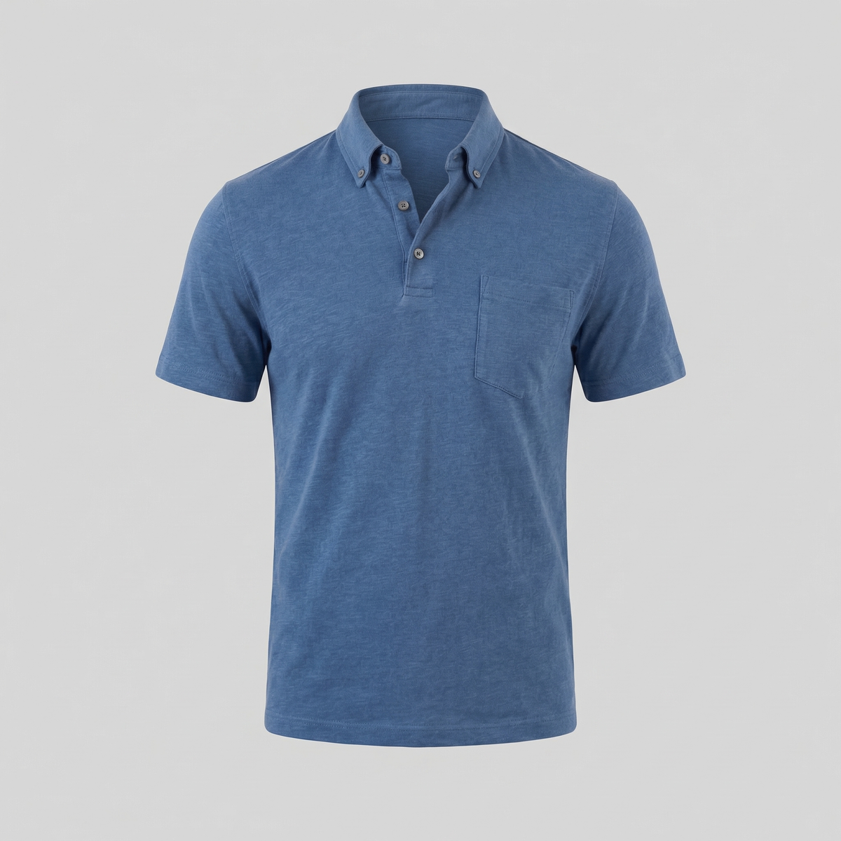 Summer high polo | lightweight knitwear garment — product view