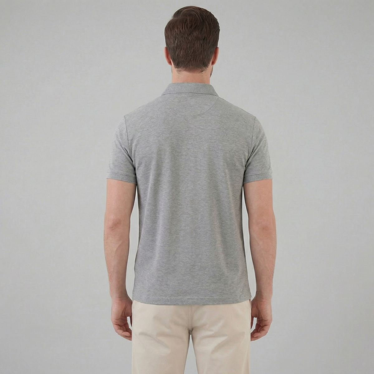 Summer high polo | lightweight knitwear garment — product view