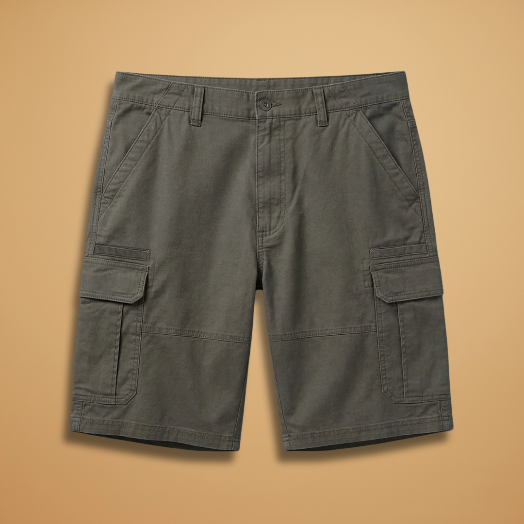 Men's casual Bermuda shorts | straight cut for summer leisure — Coffee