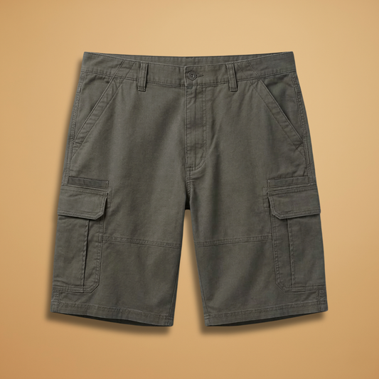Men's casual Bermuda shorts | straight cut for summer leisure — Coffee