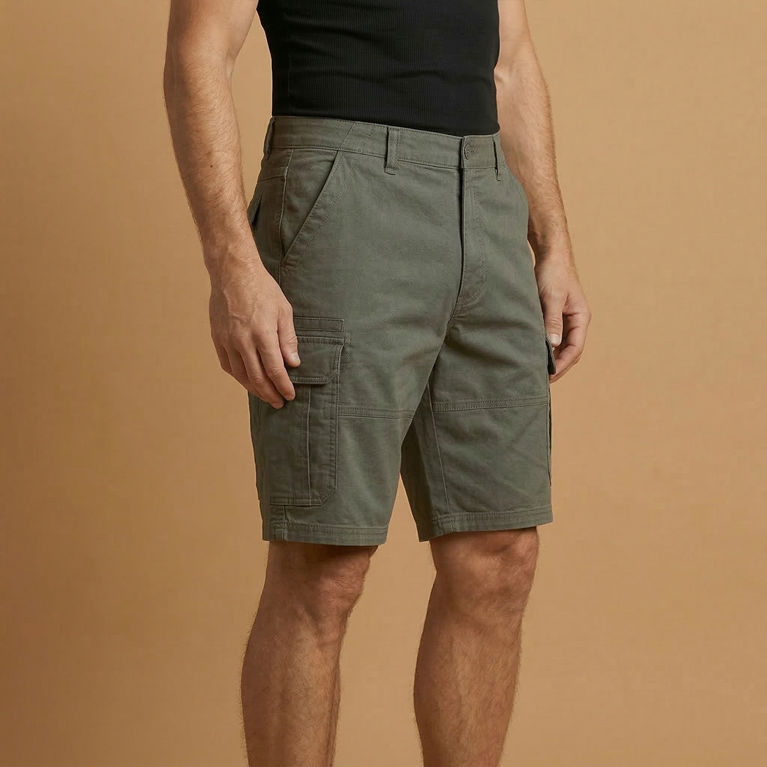Men's casual Bermuda shorts | straight cut for summer leisure — Coffee