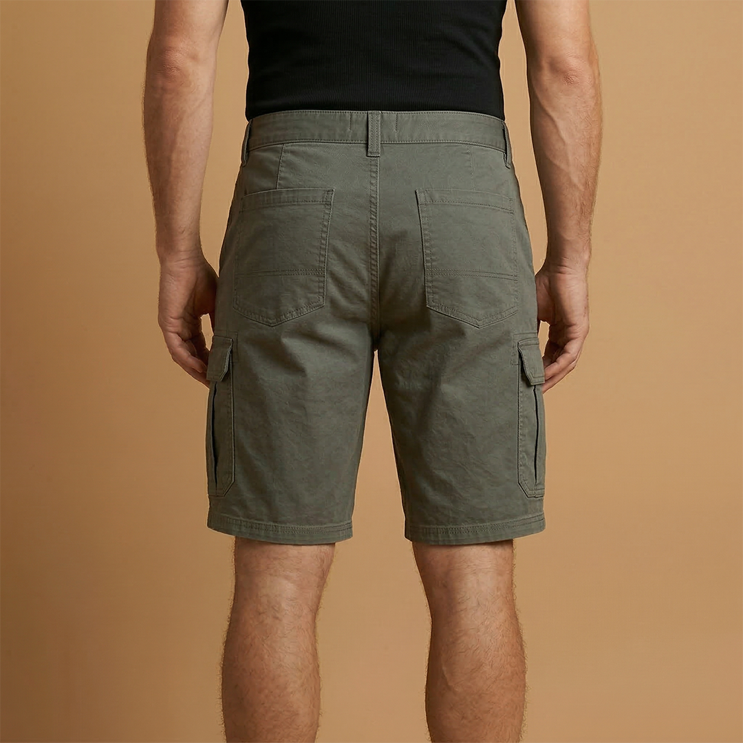 Men's casual Bermuda shorts | straight cut for summer leisure — Coffee