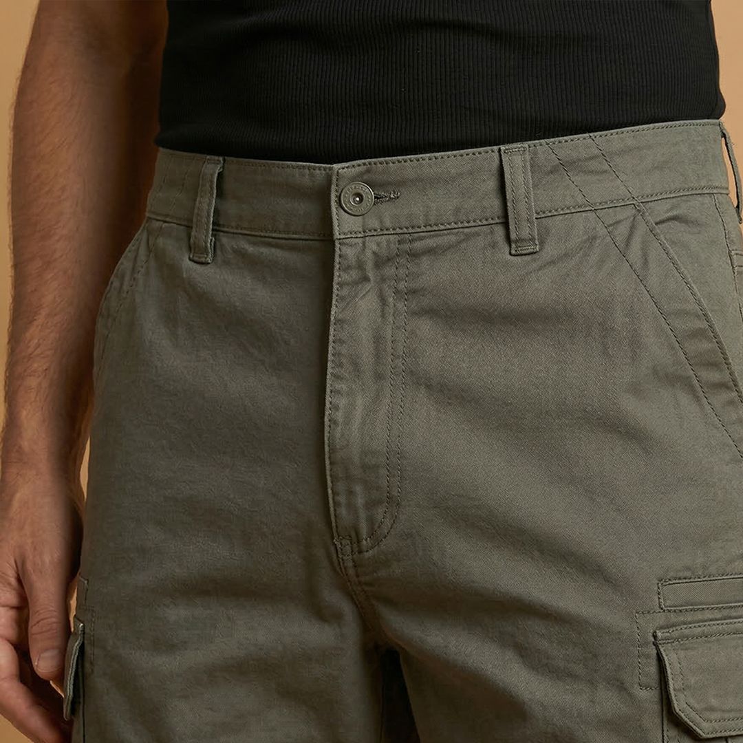 Men's casual Bermuda shorts | straight cut for summer leisure — Coffee