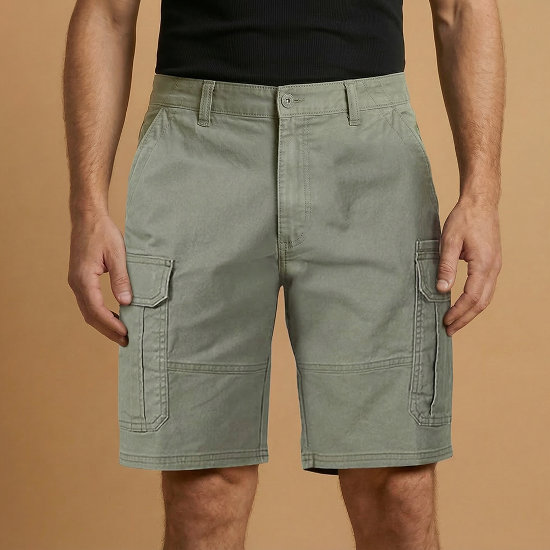 Men's casual Bermuda shorts | straight cut for summer leisure — Green