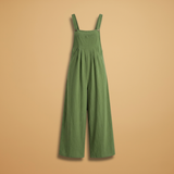 Combinaison ample pour femme à poches latérales — Vert