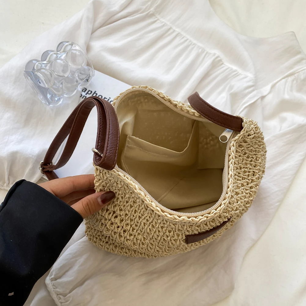 Large Bohemian women's handbag - soft mesh tote - casual use — product view