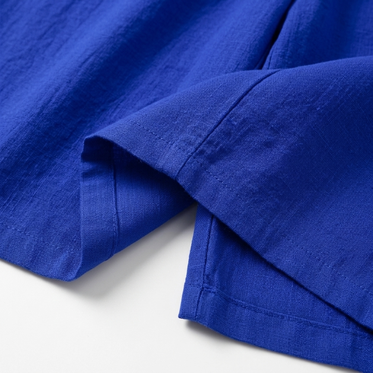 Wide large size pants for women with elastic waistband and drawstring — product view
