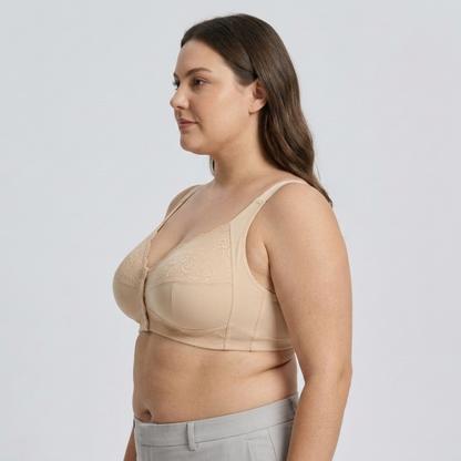 Plus Size Women's Front Closure Wireless Bra — image 3