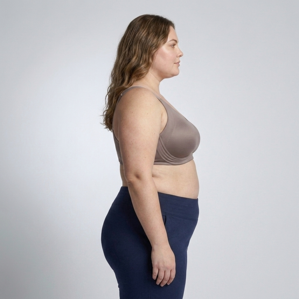 Plus Size Women's Seamless and Wire-Free Invisible Bra — image 3