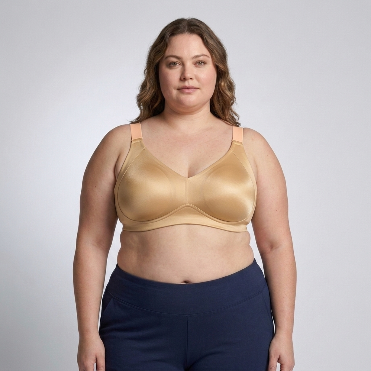 Plus Size Women's Seamless and Wire-Free Invisible Bra — image 4