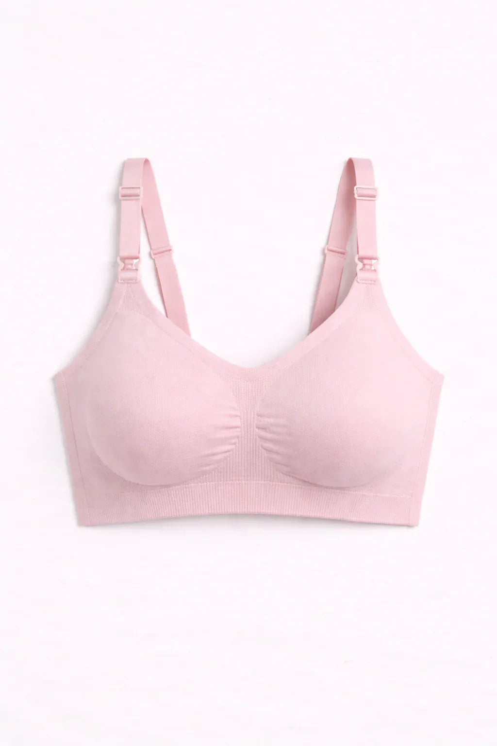 Comfortable Seamless Nursing Bra — Pink