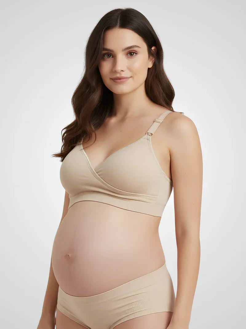 Seamless Cross-Back Nursing Bra — image 6