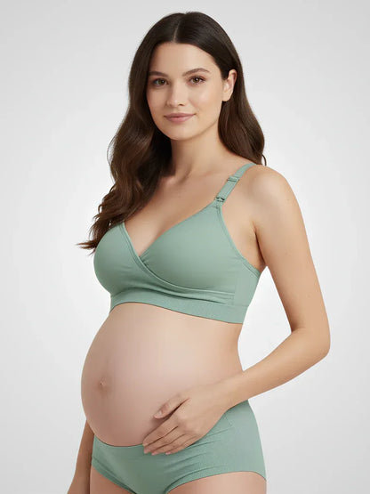 Seamless Cross-Back Nursing Bra — image 7