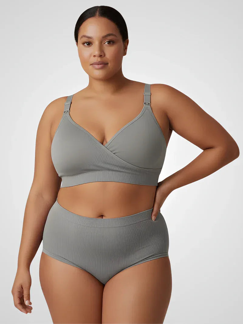 Seamless Cross-Back Nursing Bra — image 8
