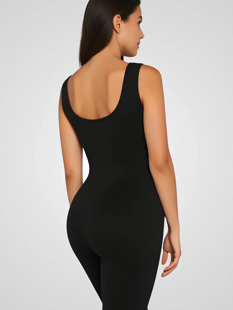 Sleeveless Maternity Jumpsuit — product view