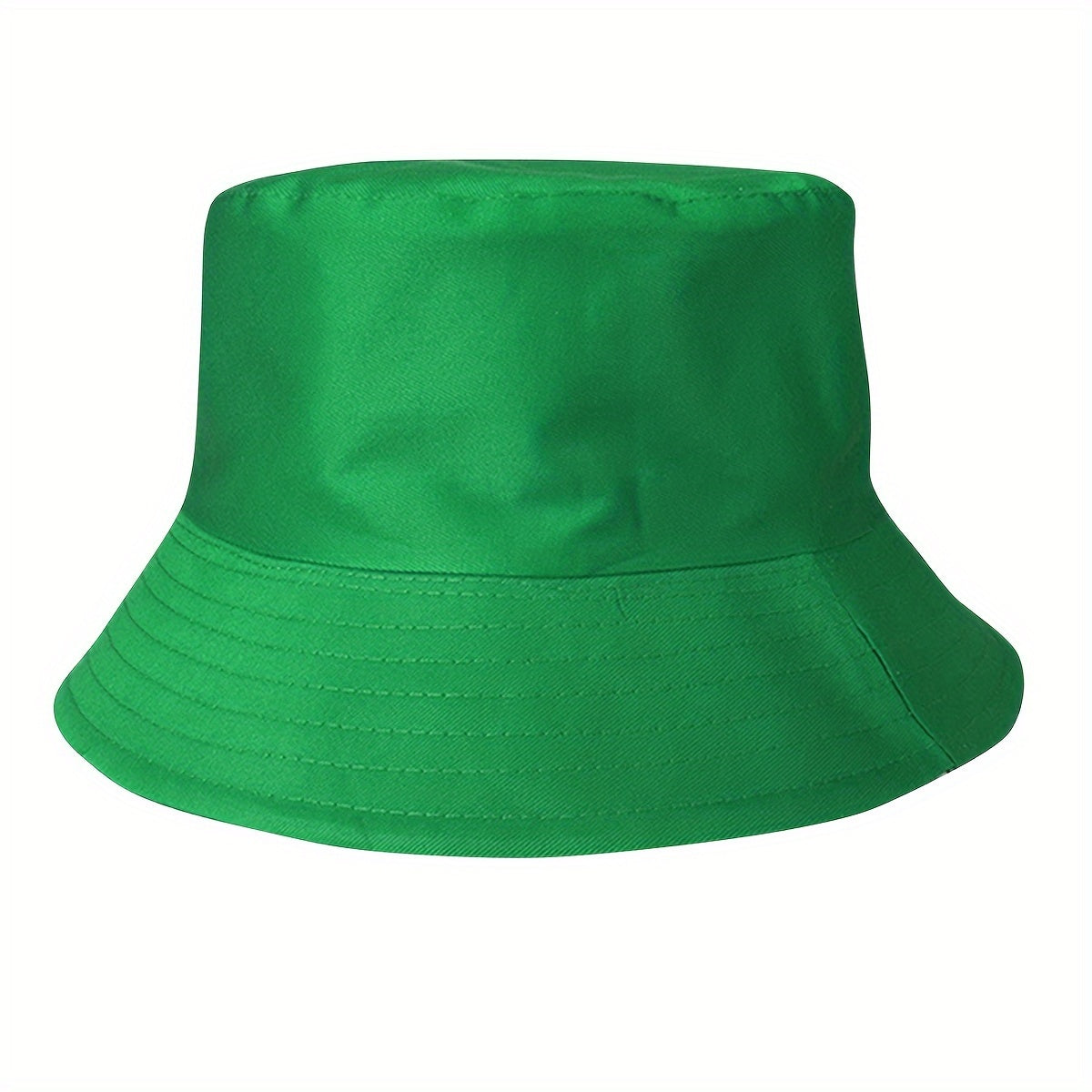 Unisex Fisherman Hat - Visor with Stitching - Casual Travel Style — Green