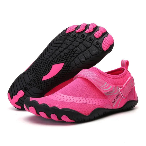 Unisex Water Shoes - Natural Stride - Travel and Vacation Accessory — Pink