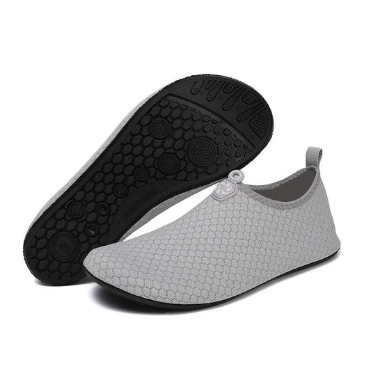 Unisex Water Shoes - Sole - Beach Travel Accessory — Grey