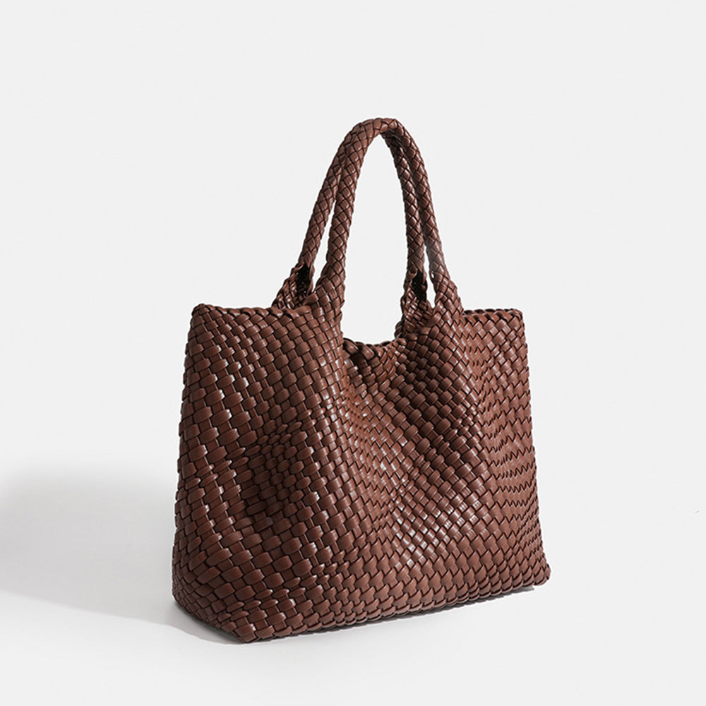 Large capacity braided women's tote bag