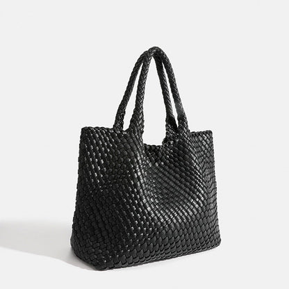 Large capacity braided women's tote bag — image 4