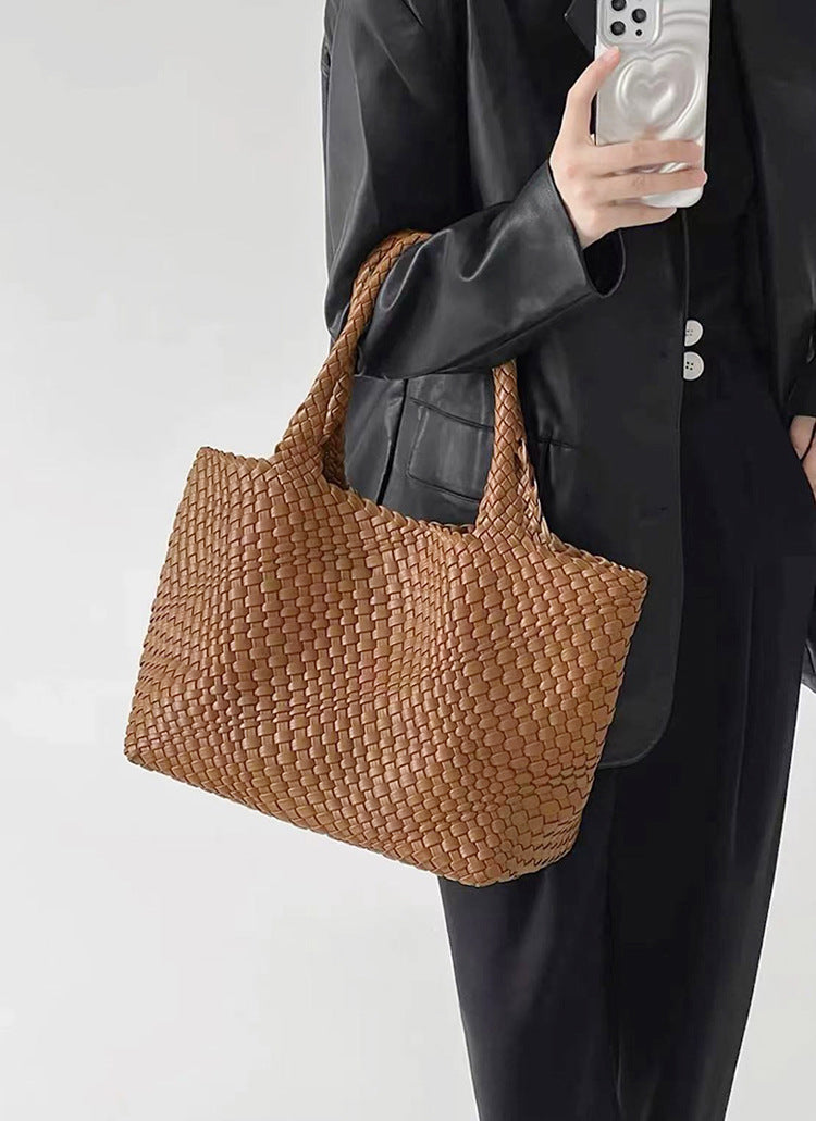 Large capacity braided women's tote bag — image 15