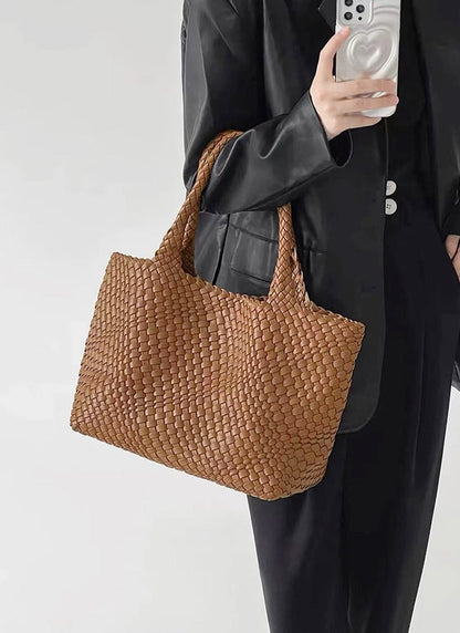 Large capacity braided women's tote bag — image 15
