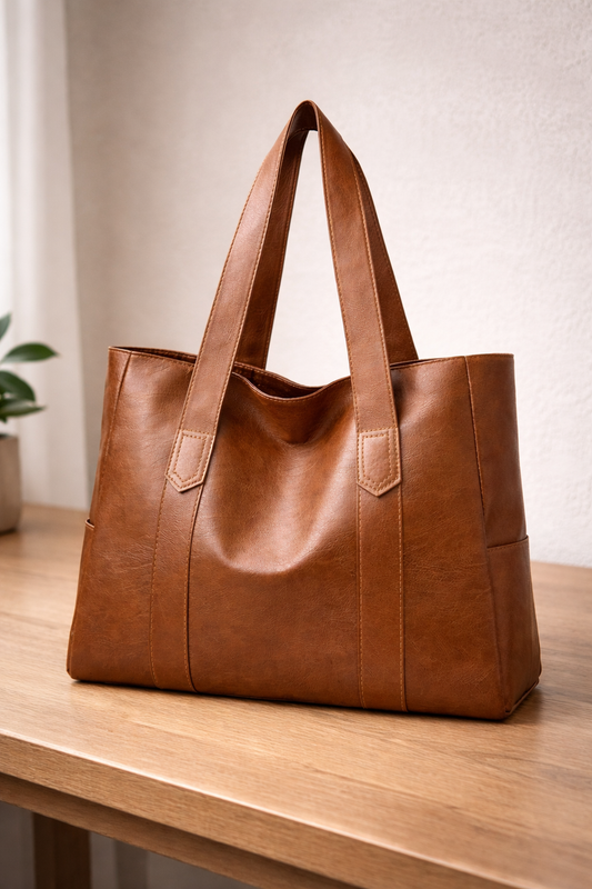 Adjustable Multifunctional Women's Sac Tote — Coffee