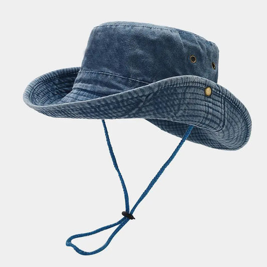 Unisex Fisherman Bucket Hat with Adjustable Cord — product view