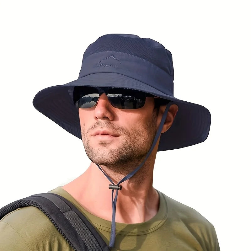 Sun hat bucket style hiking summer — Dark Blue