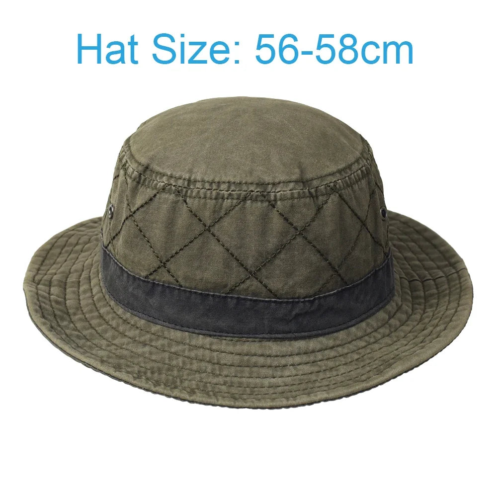 Casual summer bucket hat for fishing and hunting — product view