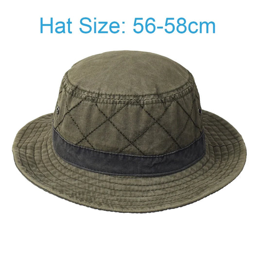 Casual summer bucket hat for fishing and hunting — product view
