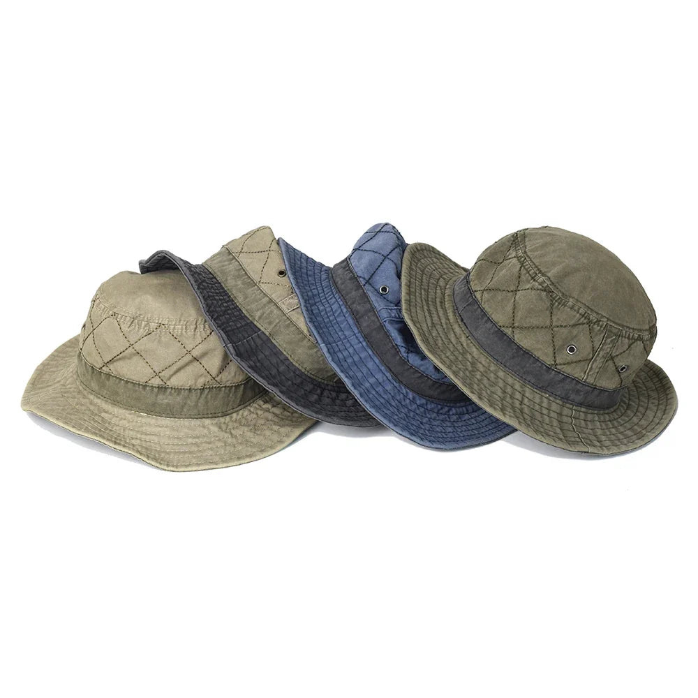 Casual summer bucket hat for fishing and hunting — product view