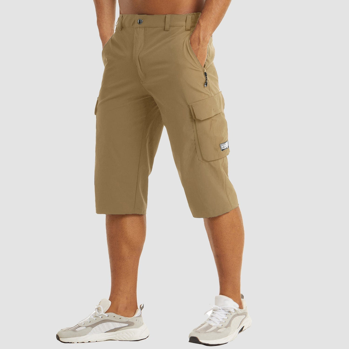 Men's Multi-Pocket Shorts — Khaki