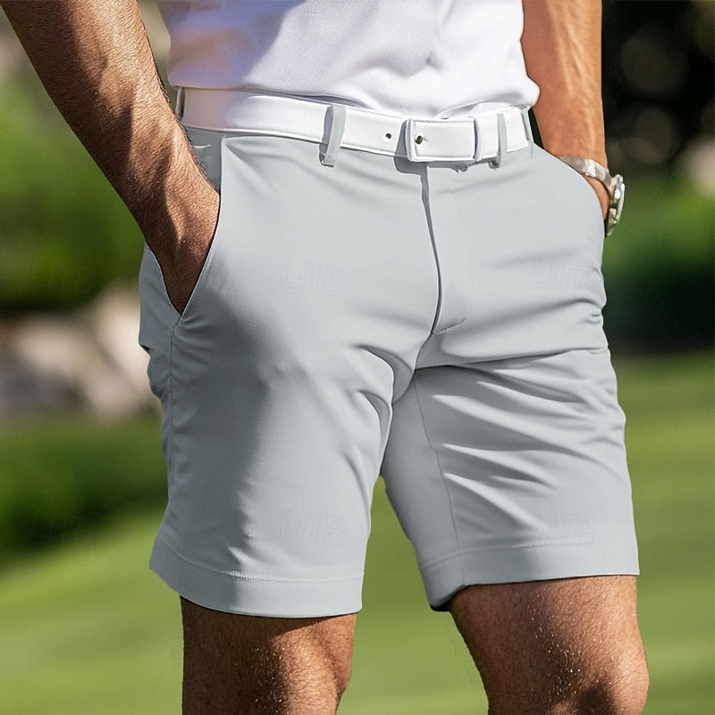 Men's Regular Fit Straight Cut Pants — Grey
