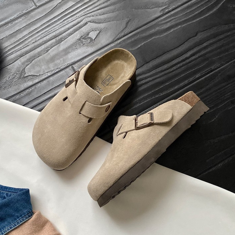 Men's Clogs with Ergonomic Sole — Khaki