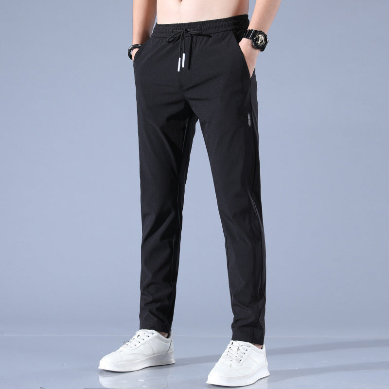 Men's Sport Comfort Pants Technical Fabric — Black
