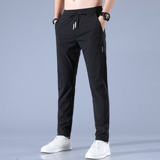 Men's Sport Comfort Pants Technical Fabric — Black