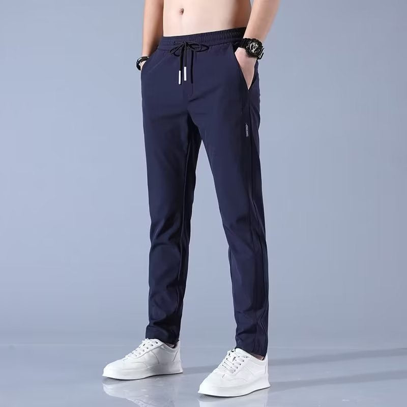 Men's Sport Comfort Pants Technical Fabric — Blue