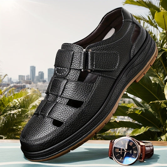Men's Comfortable Slip-On Shoes — Black