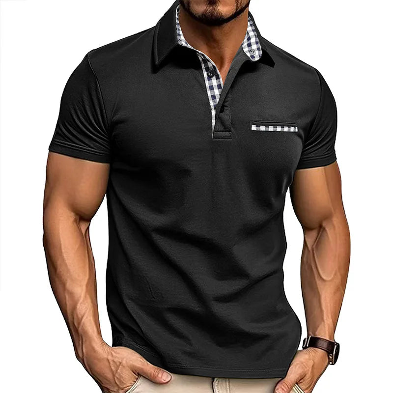 Classic Fit Polo Shirt — Black