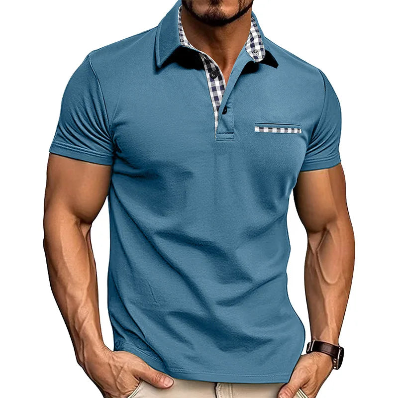 Classic Fit Polo Shirt — Light Blue
