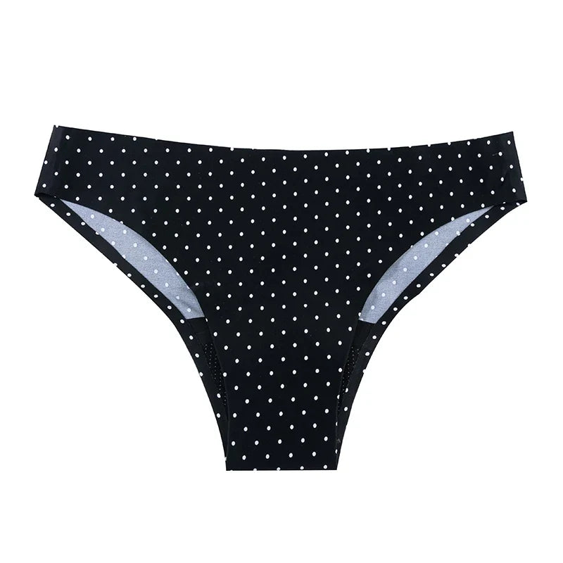 Teenagers' Four-Layer Period Swimsuit — Black/White