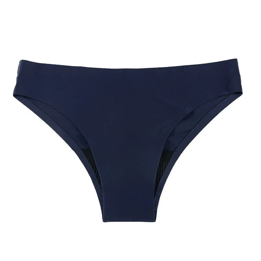 Lace Absorbent Menstrual Panties for Periods — Dark Blue