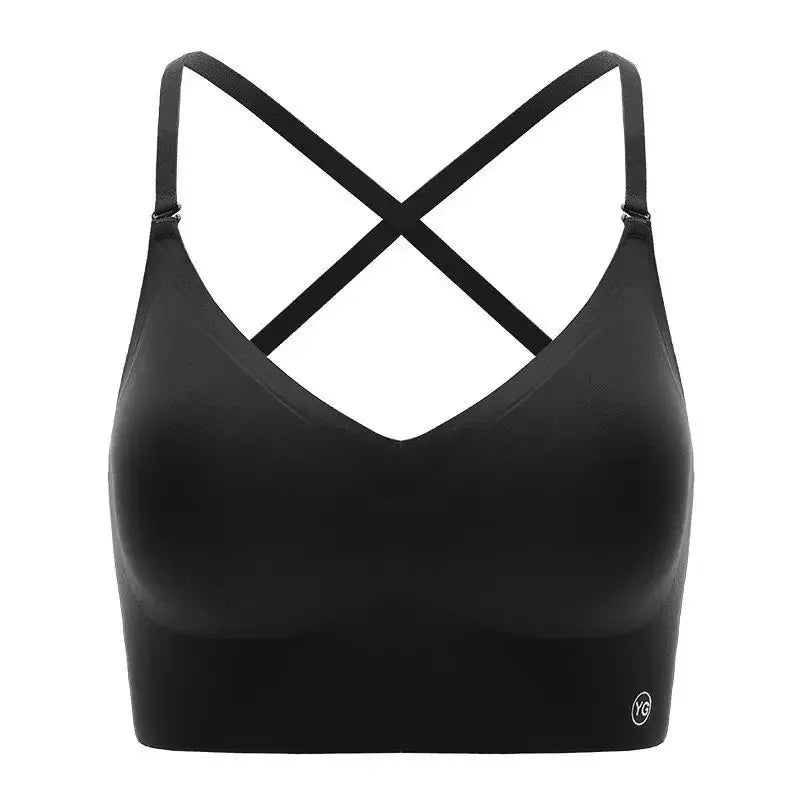 Invisible Backless Women's Bra – Convertible Straps — Black