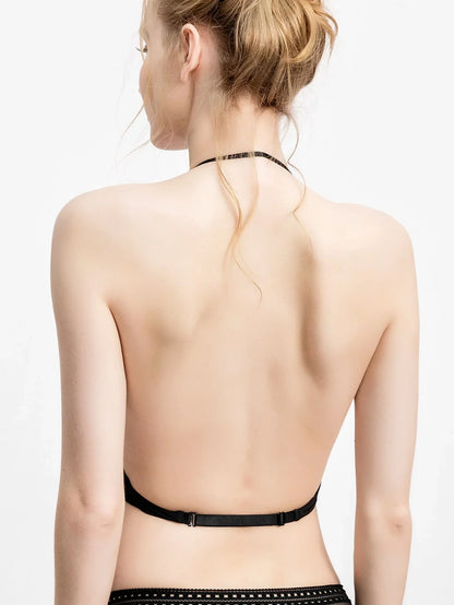 Women's triangle backless bra — image 2